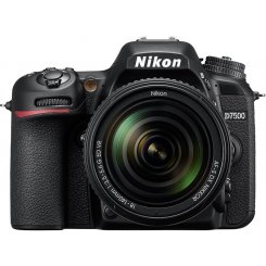 Дзеркальний фотоапарат Nikon D7500 Kit (18-140mm) VR (VBA510K002) Black