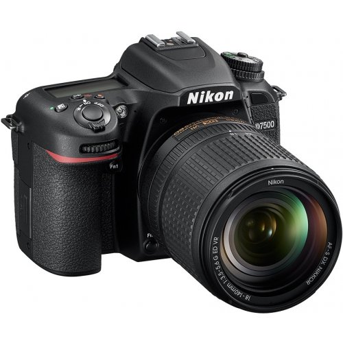 Дзеркальний фотоапарат Nikon D7500 Kit (18-140mm) VR (VBA510K002) Black купити в Україні | Telemart фото