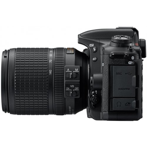 Дзеркальний фотоапарат Nikon D7500 Kit (18-140mm) VR (VBA510K002) Black купити в Україні | Telemart фото