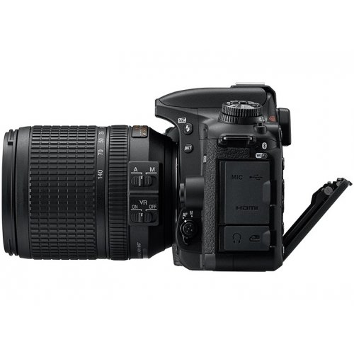Дзеркальний фотоапарат Nikon D7500 Kit (18-140mm) VR (VBA510K002) Black купити в Україні | Telemart фото