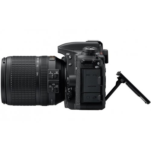 Дзеркальний фотоапарат Nikon D7500 Kit (18-140mm) VR (VBA510K002) Black купити в Україні | Telemart фото