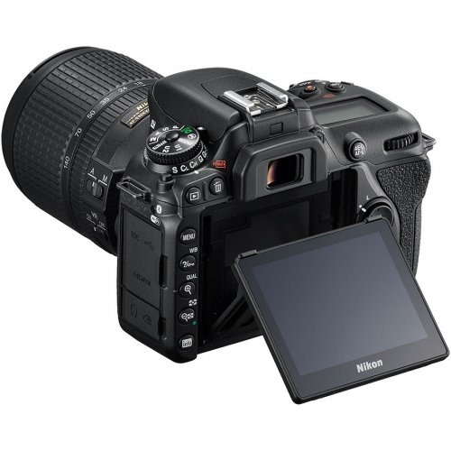 Дзеркальний фотоапарат Nikon D7500 Kit (18-140mm) VR (VBA510K002) Black купити в Україні | Telemart фото