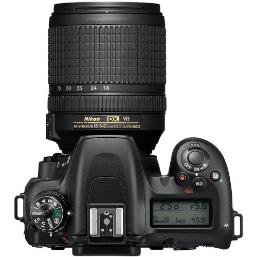 Дзеркальний фотоапарат Nikon D7500 Kit (18-140mm) VR (VBA510K002) Black купити в Україні | Telemart фото