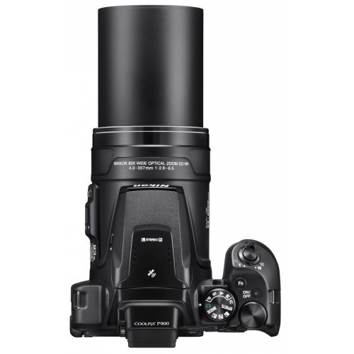 Компактний фотоапарат Nikon Coolpix P900 (VNA750E1) Black купити в Україні | Telemart фото