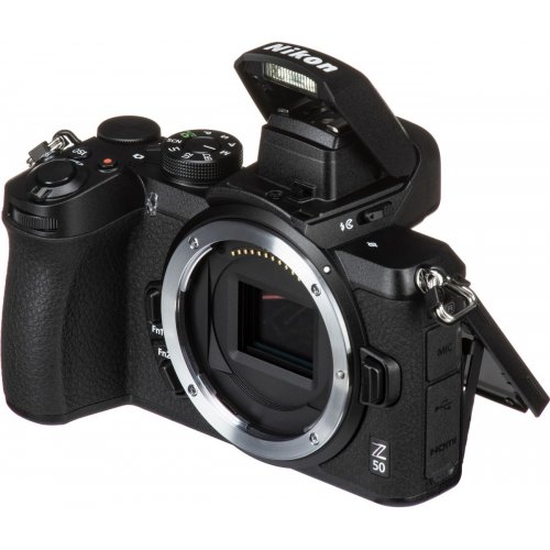 Бездзеркальний фотоапарат Nikon Z50 Body (VOA050AE) Black купити в Україні | Telemart фото