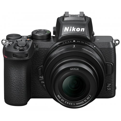Беззеркальный фотоаппарат Nikon Z50 Kit (16-50mm) VR (VOA050K001) Black купить в Украине | Telemart фото