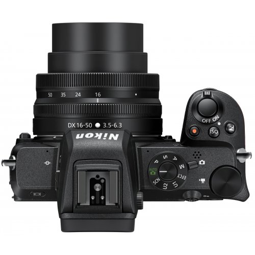 Беззеркальный фотоаппарат Nikon Z50 Kit (16-50mm) VR (VOA050K001) Black купить в Украине | Telemart фото