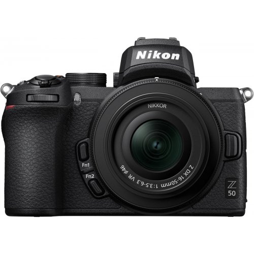 Беззеркальный фотоаппарат Nikon Z50 Double Kit (16-50mm + 50-250mm) VR (VOA050K002) Black купить в Украине | Telemart фото