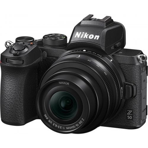 Беззеркальный фотоаппарат Nikon Z50 Double Kit (16-50mm + 50-250mm) VR (VOA050K002) Black купить в Украине | Telemart фото