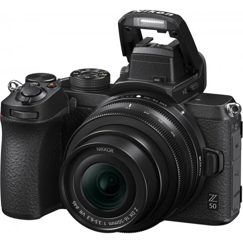 Беззеркальный фотоаппарат Nikon Z50 Double Kit (16-50mm + 50-250mm) VR (VOA050K002) Black купить в Украине | Telemart фото