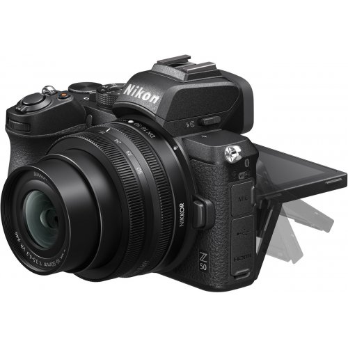 Беззеркальный фотоаппарат Nikon Z50 Double Kit (16-50mm + 50-250mm) VR (VOA050K002) Black купить в Украине | Telemart фото