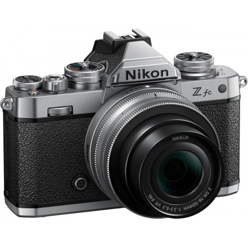 Беззеркальный фотоаппарат Nikon Z fc Kit (16-50mm) VR (VOA090K002) Black купить в Украине | Telemart фото