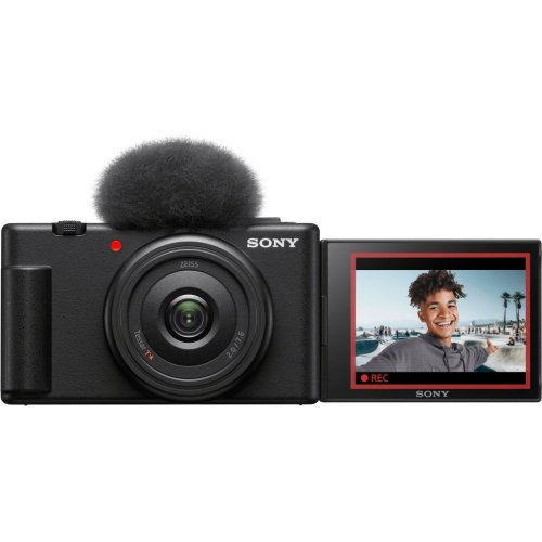 Компактний фотоапарат Sony ZV-1F (ZV1FB.CE3) Black купити в Україні | Telemart фото