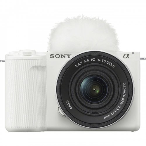 Бездзеркальний фотоапарат Sony ZV-E10 II kit (16-50mm) (ZVE10M2KW) White купити в Україні | Telemart фото