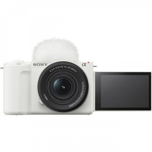 Бездзеркальний фотоапарат Sony ZV-E10 II kit (16-50mm) (ZVE10M2KW) White купити в Україні | Telemart фото