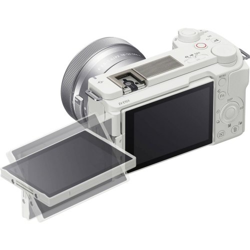 Бездзеркальний фотоапарат Sony ZV-E10 II Body (ZVE10M2W.CEC) White купити в Україні | Telemart фото