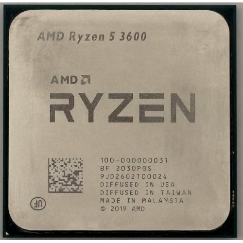 Процесор AMD Ryzen 5 3600 3.6(4.2)GHz 32MB sAM4 Box (100-100000031BOX) (Відновлено продавцем, 894591) купити в Україні: Київ, Львів, Хмельницький, Тернопіль, Івано-Франківськ | Перевірка сумісності, низька ціна, відгуки, характеристики від TELEMART фото