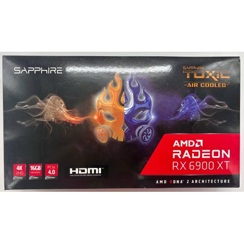 Відеокарта Sapphire AMD Radeon RX 6900 XT Toxic Air Cooled 16384MB (11308-11-20G) (Відновлено продавцем, 894612) купити в Україні: Київ, Львів, Хмельницький, Тернопіль, Івано-Франківськ | Перевірка сумісності, низька ціна, відгуки, характеристики від TELEMART фото