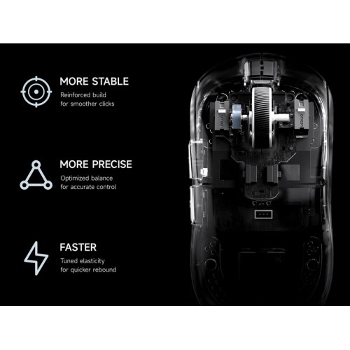 Мышка MCHOSE A5 V3 Ultra Wireless (MC-A5V3-4) Black купить в Украине | Telemart фото