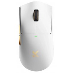 Мышка MCHOSE K7 Ultra Wireless (HW-K7-11) White/Gold / 42000 DPI / 8000 Гц / Pixart