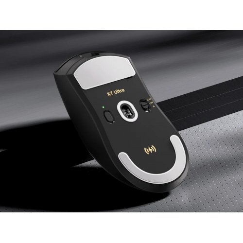 Мышка MCHOSE K7 Ultra Wireless (HW-K7-11) White/Gold купить в Украине | Telemart фото