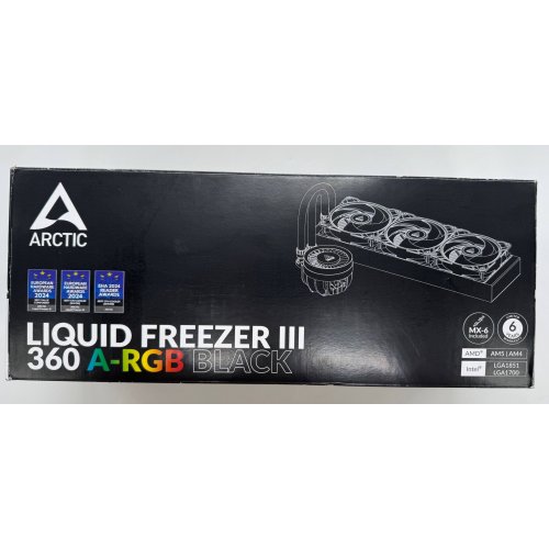 Готовая сво Arctic Liquid Freezer III 360 A-RGB (ACFRE00144A) Black (Восстановлено продавцом, 894622) купить в Украине: Киев, Днепр, Харьков, Одесса  | Проверка совместимости, низкая цена, отзывы, характеристики от TELEMART фото