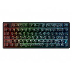 Клавіатура MCHOSE Jet 75 RGB Hall Effect Kailh Magnetic God Switch (HW-JET75-10) Black Topographic