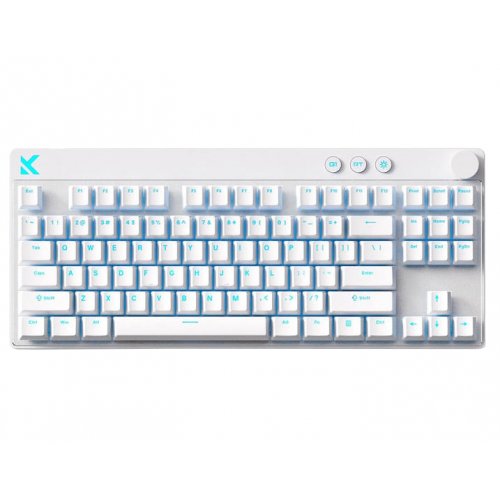 Клавіатура MCHOSE Mix 87 RGB Hall Effect Mount Tai Magnetic Switch GT (MC-MIX87-7) White купити в Україні | Telemart фото