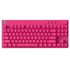 Клавіатура MCHOSE Mix 87 RGB Hall Effect Mount Tai Magnetic Switch GT (MC-MIX87-8) Rose Red
