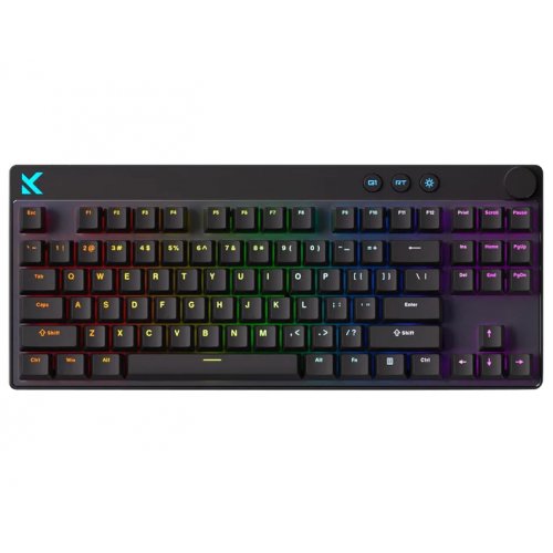 Клавіатура MCHOSE Mix 87 RGB Hall Effect Mount Tai Magnetic Switch GT (MC-MIX87-9) Black купити в Україні | Telemart фото