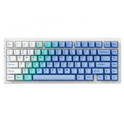 Клавіатура MCHOSE G75 Pro RGB Mechanical Matcha Latte Switch V2 Wireless (MC-G75-12A) Arctic Snow