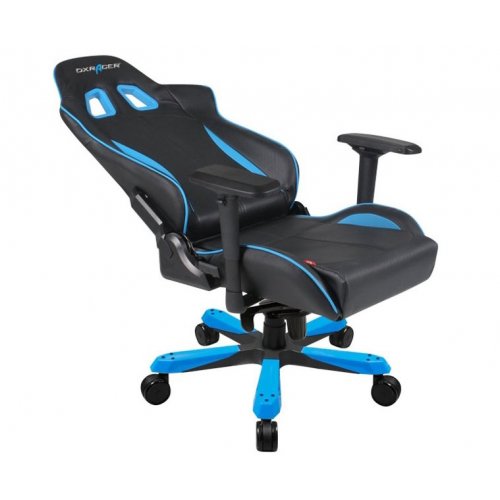 Купить Игровое кресло DXRacer King (OH/KS57/N) Black/Blue - цена в Харькове, Киеве, Днепре, Одессе
в интернет-магазине Telemart фото