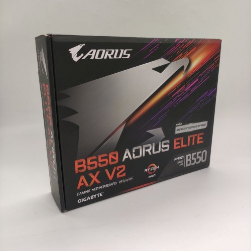 Материнська плата Gigabyte B550 AORUS ELITE AX V2 (sAM4, AMD B550) (Відновлено продавцем, 894899) купити в Україні: Київ, Львів, Хмельницький, Тернопіль, Івано-Франківськ | Перевірка сумісності, низька ціна, відгуки, характеристики від TELEMART фото