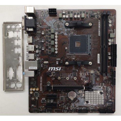 Материнская плата MSI B450M PRO-M2 MAX (sAM4, AMD B450) (Восстановлено продавцом, 894900) купить в Украине: Киев, Днепр, Харьков, Одесса  | Проверка совместимости, низкая цена, отзывы, характеристики от TELEMART фото