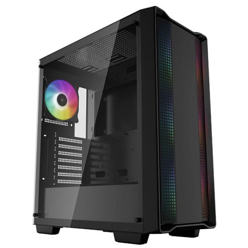 Корпус Deepcool CC560 ARGB Tempered Glass без БП (R-CC560-BKTAA4-G-1) Black (Восстановлено продавцом, 894966) купить в Украине: Киев, Днепр, Харьков, Одесса  | Проверка совместимости, низкая цена, отзывы, характеристики от TELEMART фото