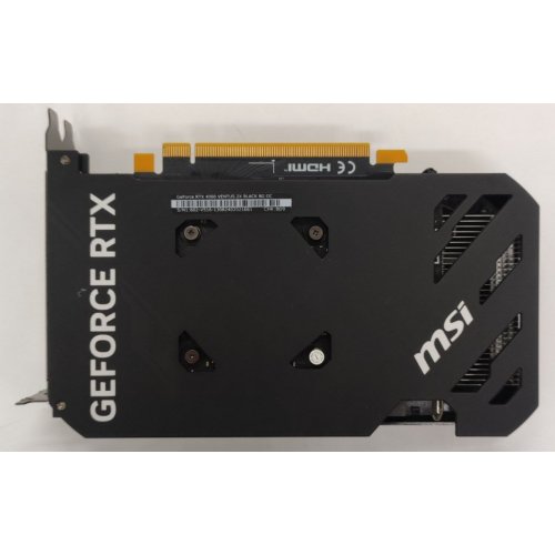 Відеокарта MSI GeForce RTX 4060 VENTUS 2X BLACK OC 8192MB (RTX 4060 VENTUS 2X BLACK 8G OC) (Відновлено продавцем, 895112) купити в Україні: Київ, Львів, Хмельницький, Тернопіль, Івано-Франківськ | Перевірка сумісності, низька ціна, відгуки, характеристики від TELEMART фото