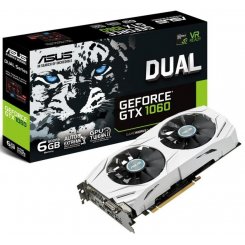 Видеокарта Asus GeForce GTX 1060 Dual 6144MB (DUAL-GTX1060-6G) (Восстановлено продавцом, 895134)