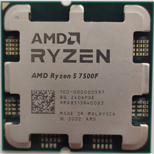 Процессор AMD Ryzen 5 7500F 3.7(5.0)GHz 32MB sAM5 Tray (100-000000597) (Восстановлено продавцом, 895142) купить в Украине | Telemart фото