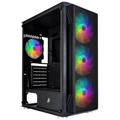 Корпус 1stPlayer X5-BK-4F1 без БЖ Black (Відновлено продавцем, 895145)