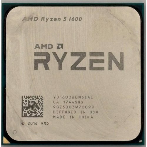 Процесор AMD Ryzen 5 1600 3.2(3.6)GHz sAM4 Tray (YD1600BBAEMPK) (Відновлено продавцем, 895153) купити в Україні: Київ, Львів, Хмельницький, Тернопіль, Івано-Франківськ | Перевірка сумісності, низька ціна, відгуки, характеристики від TELEMART фото