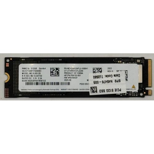 Ssd-диск Samsung PM9C1 512GB M.2 (2280 PCI-E) (MZVL8512HELU-00BH1) (Восстановлено продавцом, 895168) купить в Украине: Киев, Днепр, Харьков, Одесса  | Проверка совместимости, низкая цена, отзывы, характеристики от TELEMART фото