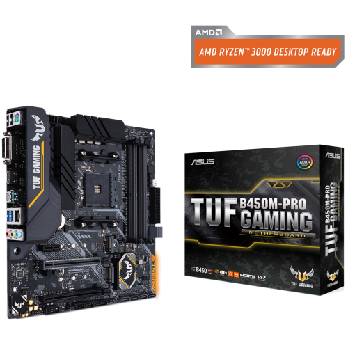 Материнская плата Asus TUF B450M-PRO GAMING (sAM4, AMD B450) (Восстановлено продавцом, 895177) купить в Украине: Киев, Днепр, Харьков, Одесса  | Проверка совместимости, низкая цена, отзывы, характеристики от TELEMART фото