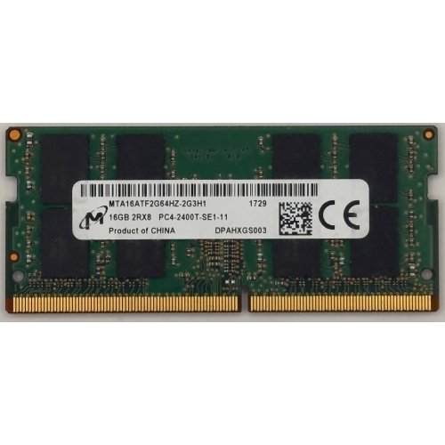 Озу Micron DDR4 16GB 3200Mhz (MTA16ATF2G64HZ-3G2J1) (Восстановлено продавцом, 895180) купить в Украине: Киев, Днепр, Харьков, Одесса  | Проверка совместимости, низкая цена, отзывы, характеристики от TELEMART фото