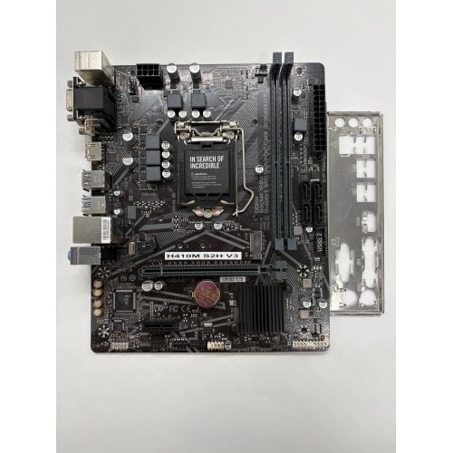 Материнская плата Gigabyte H410M S2H V3 (s1200, Intel H510) (Восстановлено продавцом, 895193) купить в Украине: Киев, Днепр, Харьков, Одесса  | Проверка совместимости, низкая цена, отзывы, характеристики от TELEMART фото