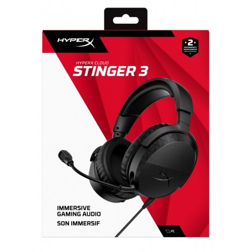 Навушники HyperX Cloud Stinger 3 (BS1T5AA) Black купити в Україні: Київ, Львів, Хмельницький, Тернопіль, Івано-Франківськ | Низька ціна, відгуки, характеристики від TELEMART фото