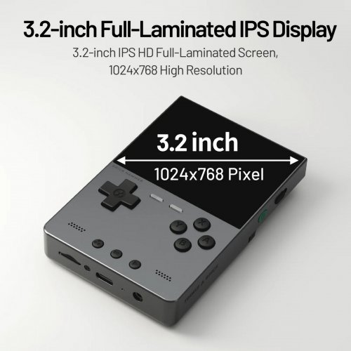 Портативная игровая консоль Data Frog Trimui Brick Hammer Retro 64GB Black купить в Украине | Telemart фото