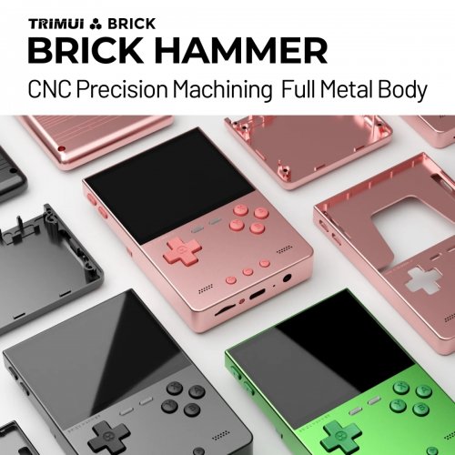 Портативная игровая консоль Data Frog Trimui Brick Hammer Retro 64GB Black купить в Украине | Telemart фото