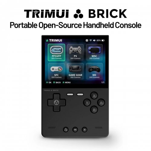 Портативная игровая консоль Data Frog Trimui Brick 64GB Black купить в Украине | Telemart фото