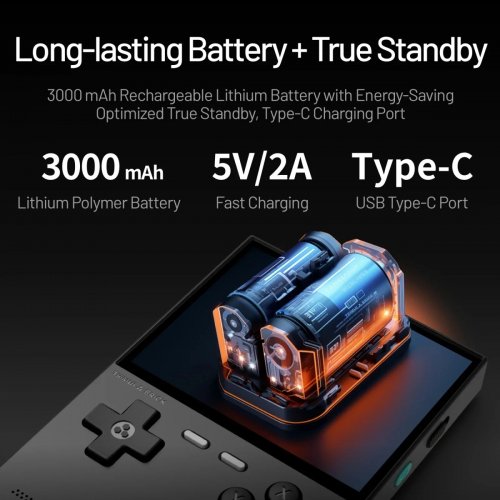 Портативная игровая консоль Data Frog Trimui Brick 64GB Black купить в Украине | Telemart фото