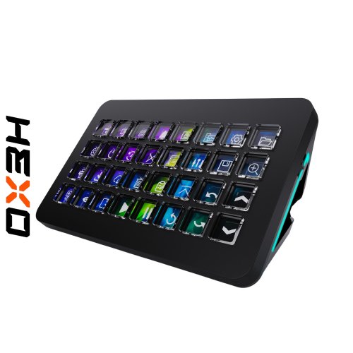 Контроллер для стриминга HEXO Stream Dock XL Black купить в Украине | Telemart фото